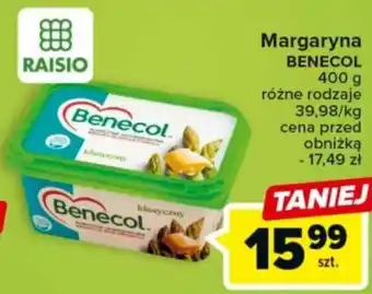 Carrefour Market Margaryna BENECOL 400 g oferta