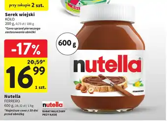 Intermarche Nutella 600 g oferta