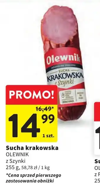 Intermarche Sucha krakowska 255 g oferta
