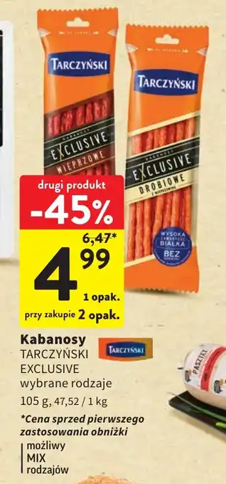 Intermarche Kabanosy 105 g oferta