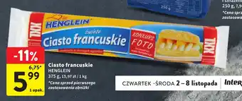 Intermarche Ciasto francuskie 375 g oferta