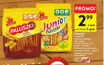 Intermarche Paluszki Lajkonik 150-180g oferta
