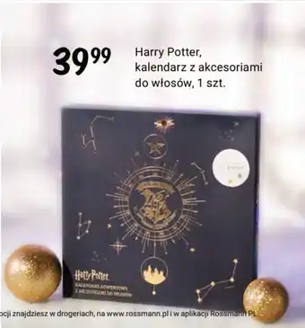 Harry Potter, kalendarz z akcesoriami do włosów, 1 szt.