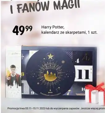 Rossmann Harry Potter, kalendarz ze skarpetami, 1 szt. oferta
