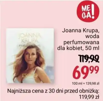 Rossmann Joanna Krupa, woda perfumowana dla kobiet, 50 ml oferta