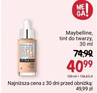 Rossmann Maybelline, tint do twarzy, 30 ml oferta
