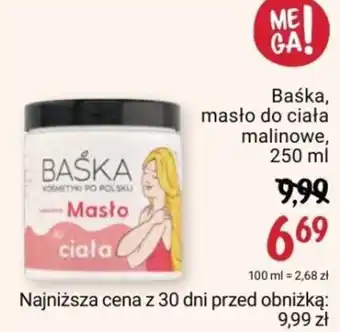Rossmann Baśka, masło do ciała malinowe, 250 ml oferta