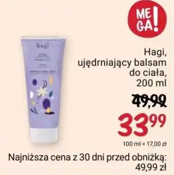 Rossmann Hagi, ujędrniający balsam do ciała, 200 ml oferta