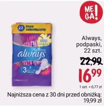 Rossmann Always, podpaski, 22 szt. oferta