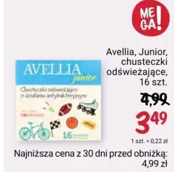 Rossmann Avellia, Junior, chusteczki odświeżające, 16 szt. oferta