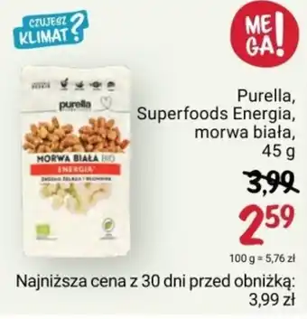 Rossmann Purella, Superfoods Energia, morwa biała, 45 g oferta