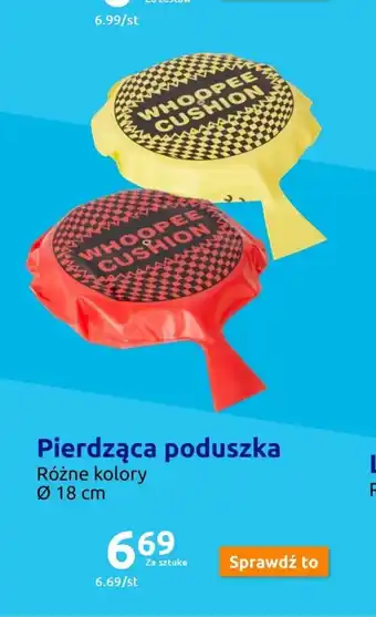 Action Pierdząca poduszka Różne kolory Ø18 cm oferta