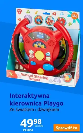 Interaktywna kierownica Playgo