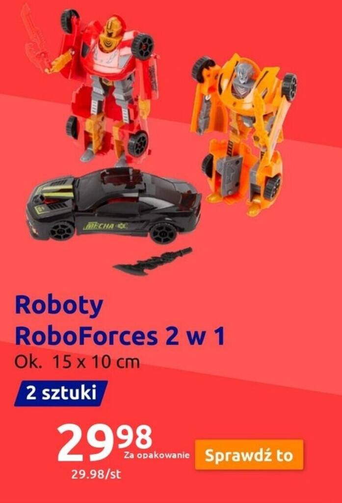 Action Roboty RoboForces 2 w 1 oferta