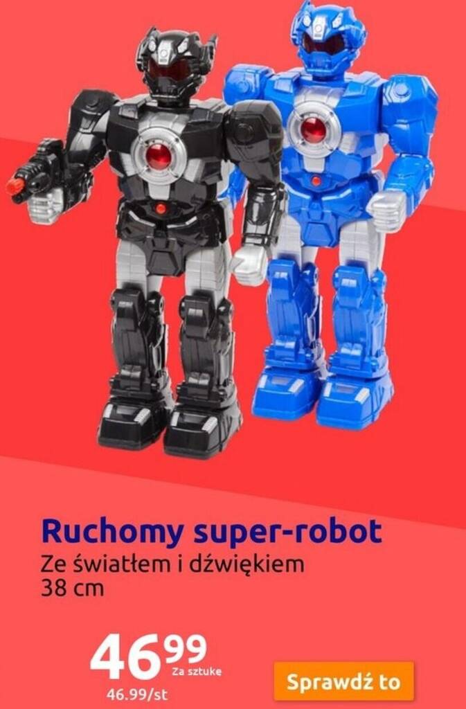 Action Ruchomy super-robot oferta