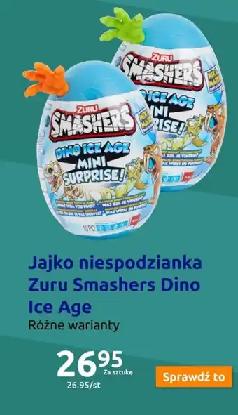 Jajko niespodzianka Zuru Smashers Dino Ice Age