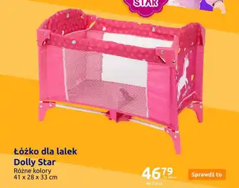 Action Łóżko dla lalek Dolly Star oferta