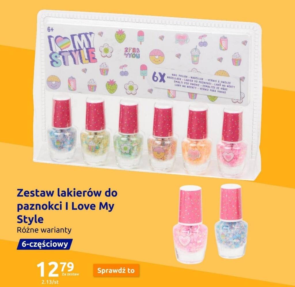 Action Zestaw lakierów do paznokci I Love My Style oferta