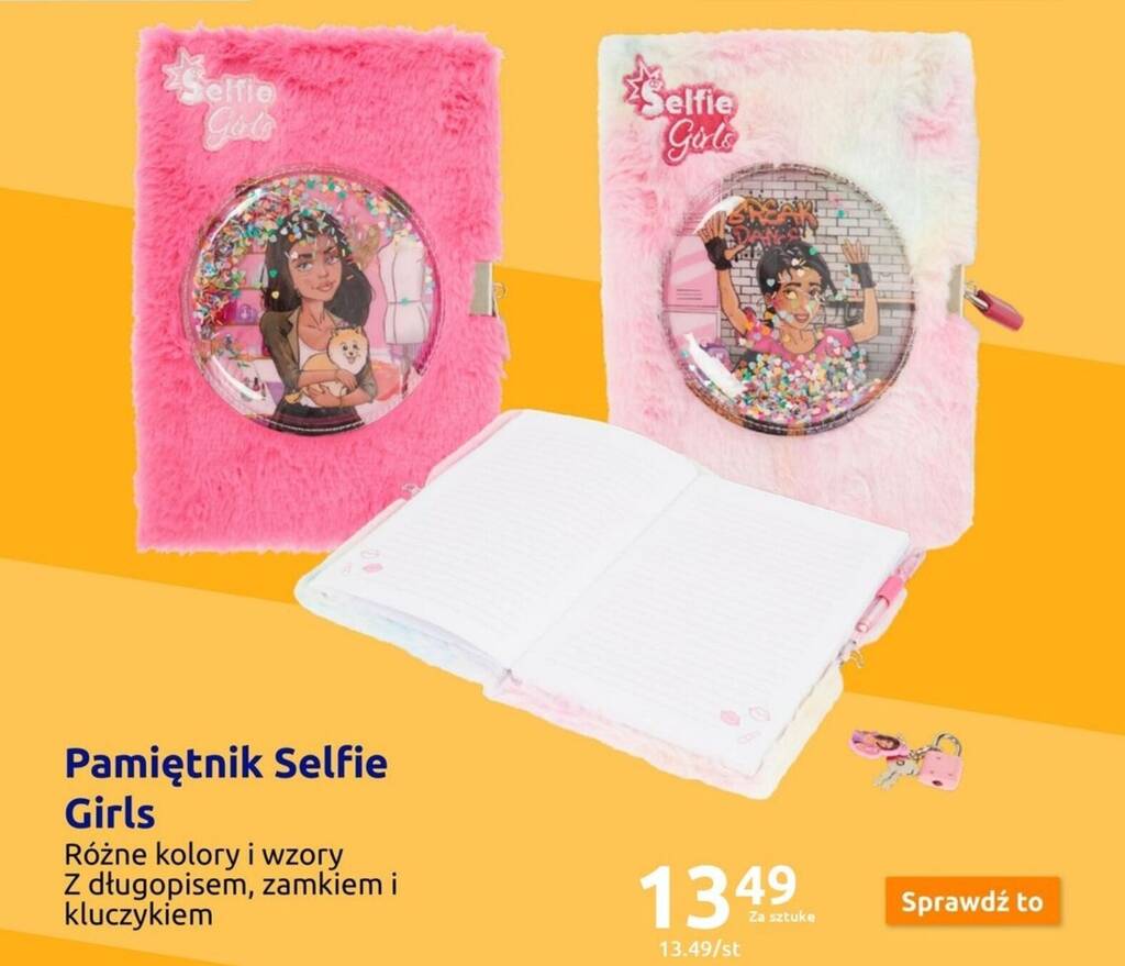 Action Pamiętnik Selfie Girls oferta