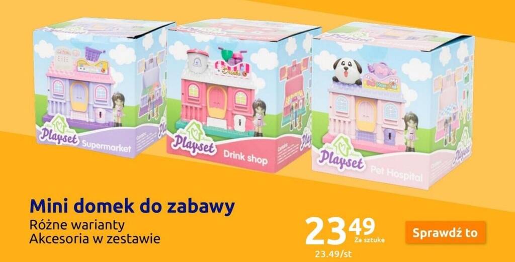 Action Mini domek do zabawy oferta