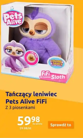 Action Tańczący leniwiec Pets Alive FiFi oferta