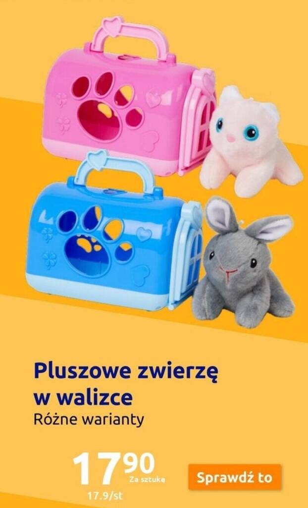 Action Pluszowe zwierzę w walizce oferta