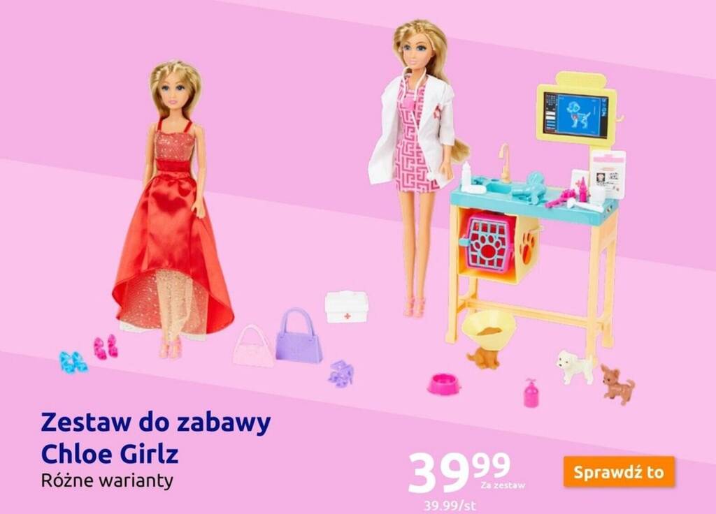 Action Zestaw do zabawy Chloe Girlz oferta
