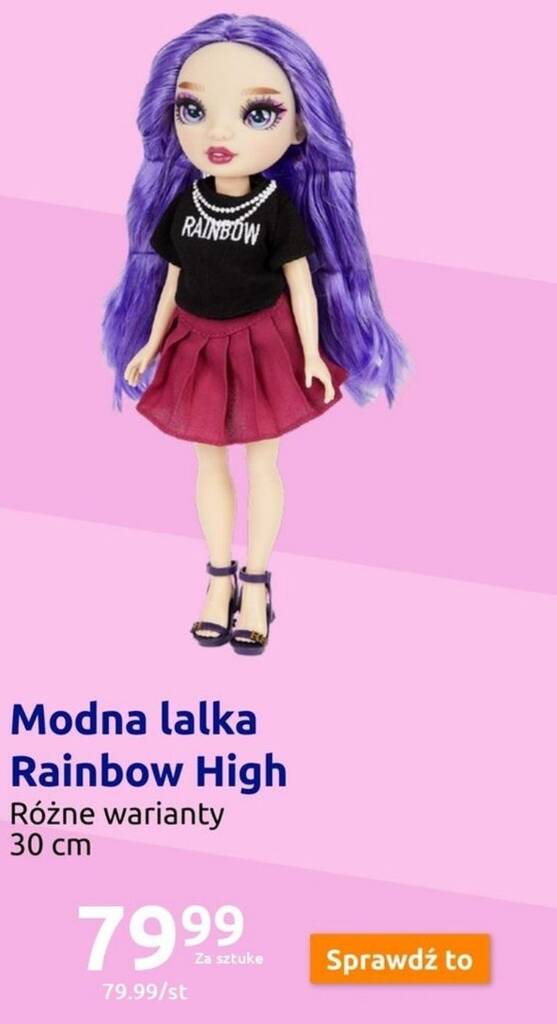Action Modna lalka Rainbow High oferta
