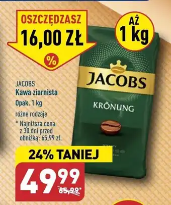 JACOBS Kawa ziarnista 1kg