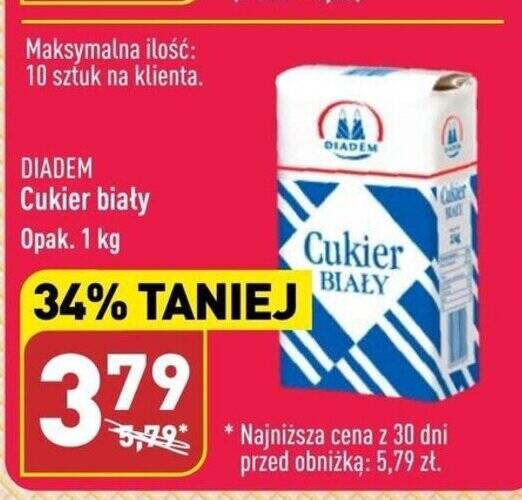 ALDI DIADEM Cukier biały 1kg oferta