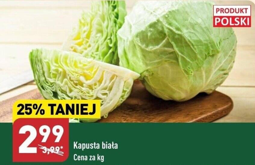 ALDI Kapusta biała 1kg oferta