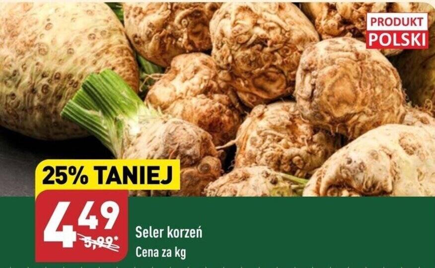 ALDI Seler korzeń 1kg oferta