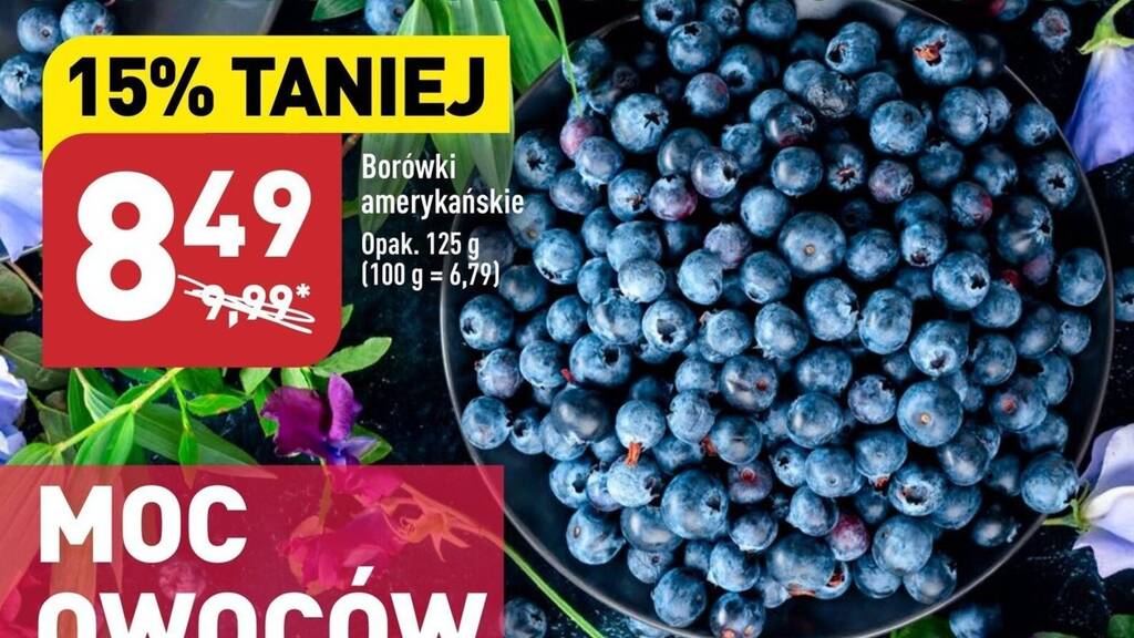 ALDI Borówki amerykańskie 125 g oferta