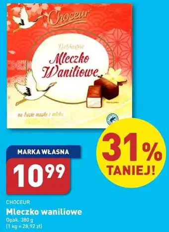 ALDI CHOCEUR Mleczko waniliowe 380g oferta