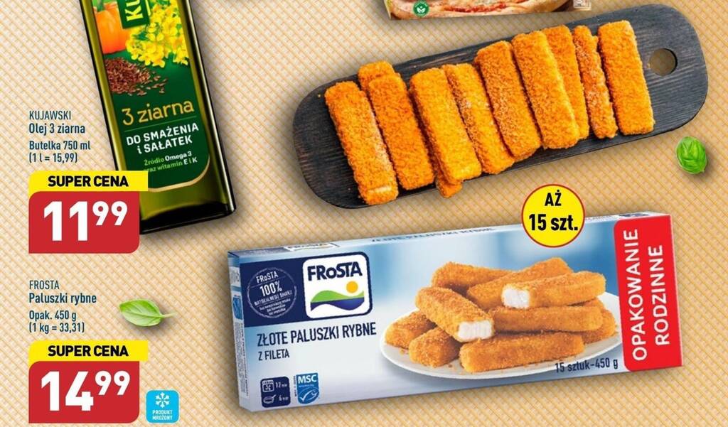 ALDI FROSTA Paluszki rybne 450 g oferta
