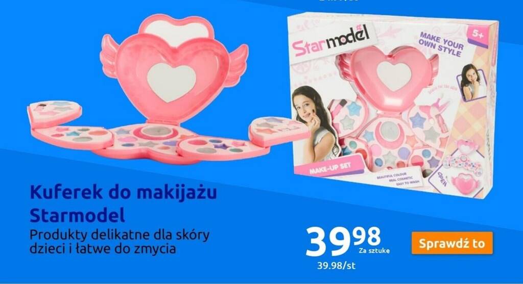 Action Kuferek do makijażu Starmodel oferta