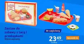 Action Zestaw do zabawy z tacą i przekąskami oferta