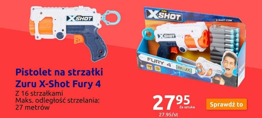 Action Pistolet na strzałki Zuru X-Shot Fury 4 oferta