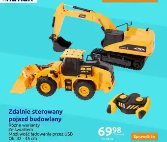 Action Zdalnie sterowany pojazd budowlany oferta