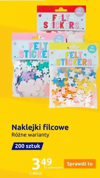 Action Naklejki filcowe oferta