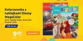 Action Kolorowanka z naklejkami Disney MegaColor oferta
