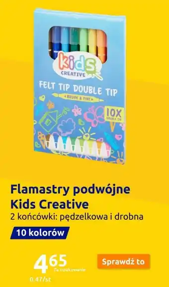 Action Flamastry podwójne Kids Creative oferta