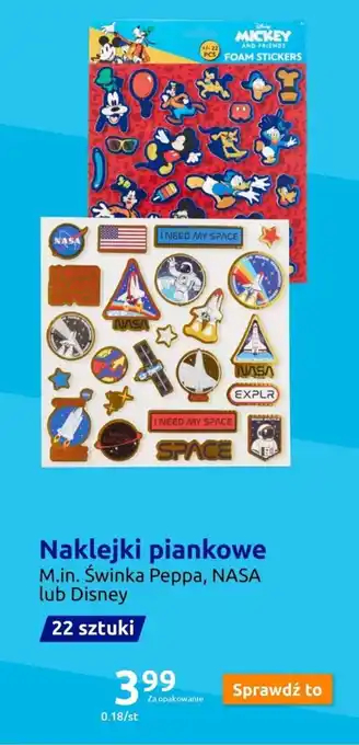 Action Naklejki piankowe oferta
