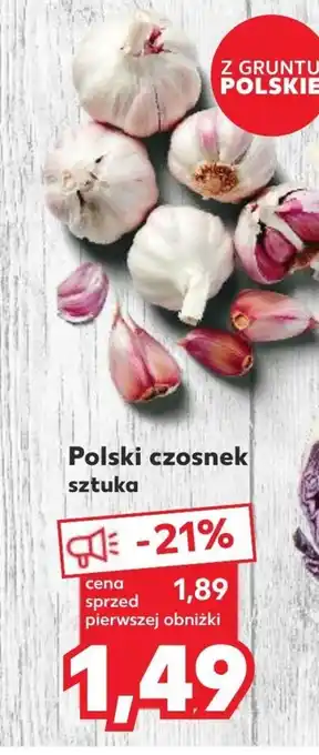 Kaufland Czosnek oferta