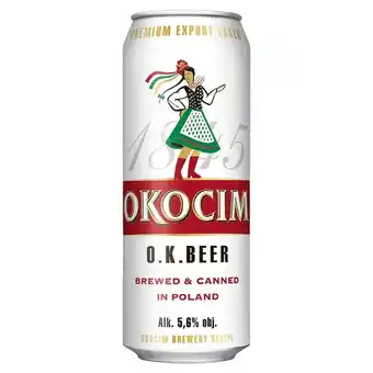 Kaufland Okocim o.k. beer piwo jasne 500 ml oferta