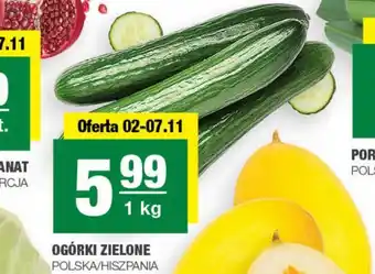 Spar OGÓRKI ZIELONE 1 kg oferta