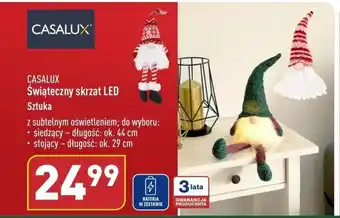 ALDI CASALUX Świąteczny skrzat LED oferta