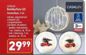 ALDI CASALUX Bombka/Kule LED Sztuka/Opak. 2 szt. oferta