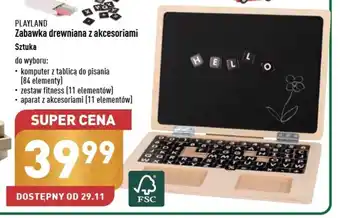 ALDI PLAYLAND Zabawka drewniana z akcesoriami oferta