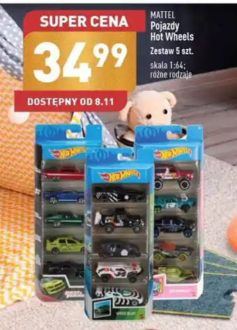 MATTEL Pojazdy Hot Wheels Zestaw 5 szt.